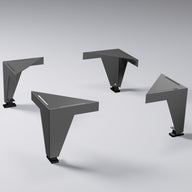 Rising Leg Kit For Air Conditioner - Charcoal