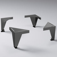 Rising Leg Kit For Air Conditioner - Charcoal