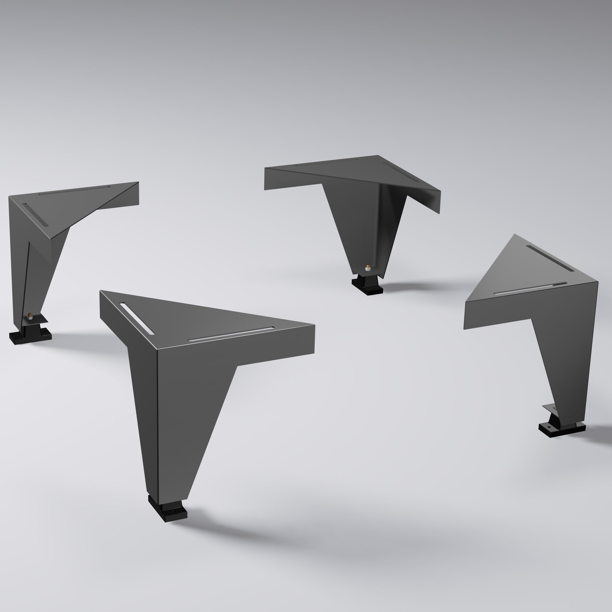 Rising Leg Kit For Air Conditioner - Charcoal