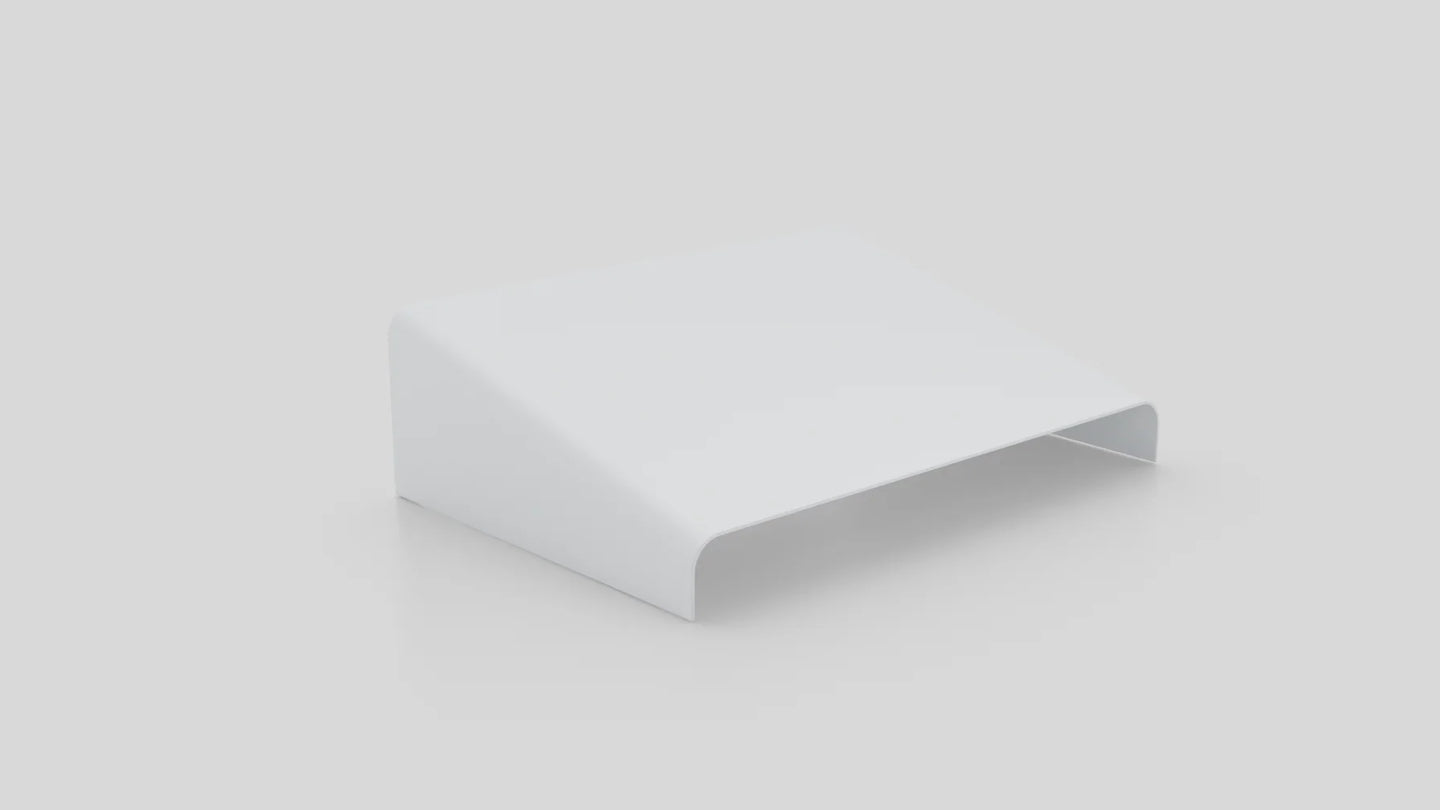 HVAC Snow Shield - White