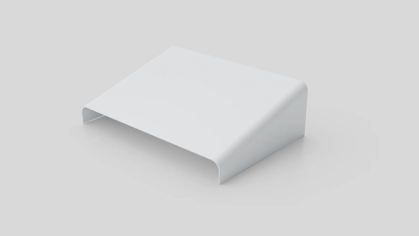 HVAC Snow Shield - White