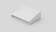 HVAC Snow Shield - White