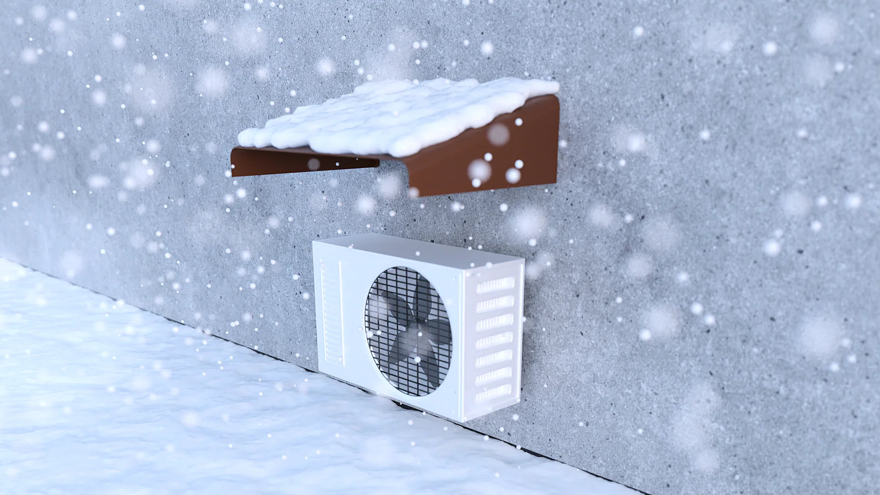 HVAC Snow Shield - Bronze